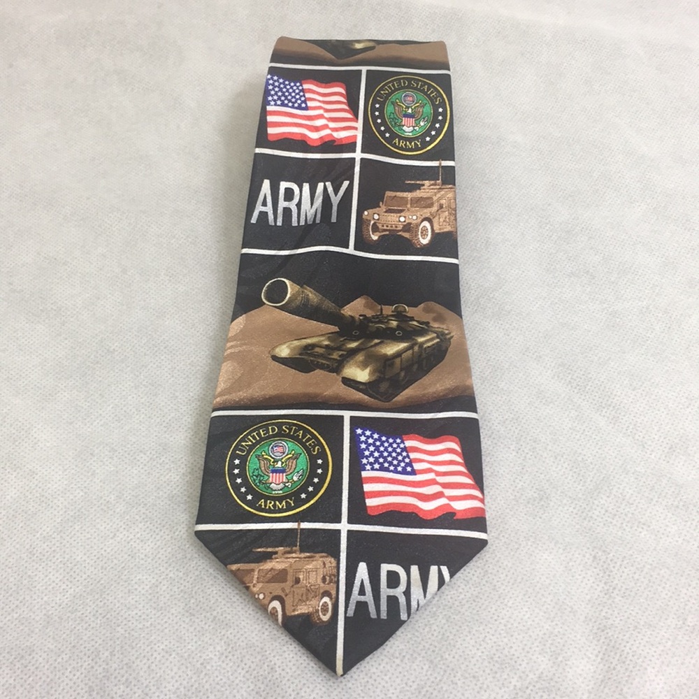 Men’s Army Novelty Tie Steven Harris New